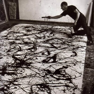 Jackson Pollock photographié par Hans Namuth