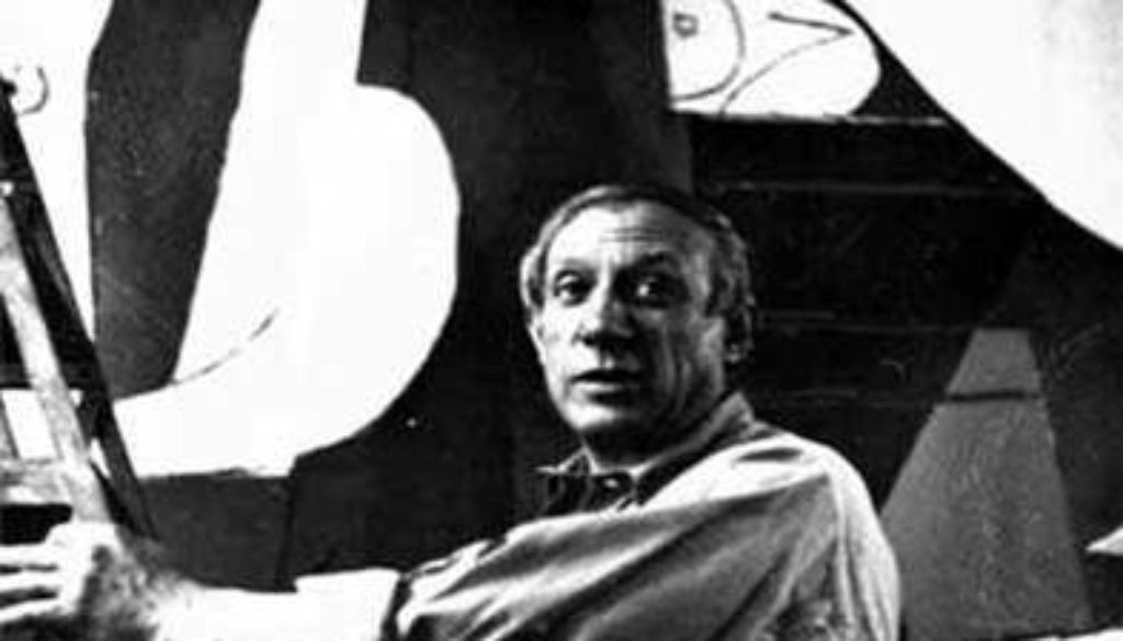 atelier-art-moderne-1 photo de Picasso peignant Guernica (photo de Dora Maar)