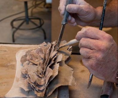atelier-ceramique-sculpturale image d'une sculpture en cours de réalisation