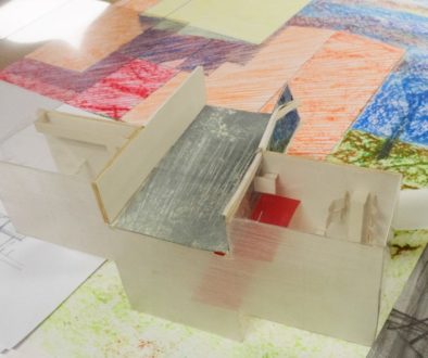 atelier-dessin-d-architecture photo d'une maquette en construction