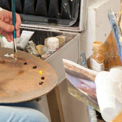 image d'une pallette de peinture